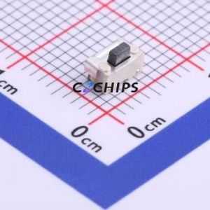 ST-1100LP Tactile Switch SMD Switch Single Pole Single Throw Rectangle Button 1.6N Horizontal Mount - Product Image 1