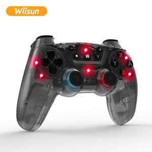 Manettes de <span class=keywords><strong>jeu</strong></span> sans fil vibrantes transparentes CM615 BT pour NS Android <span class=keywords><strong>PC</strong></span> P3 Wiisun - Product Image 2