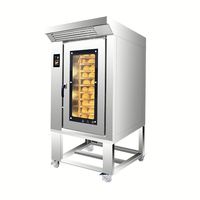 Four rotatif commercial pour boulangerie, 5 plateaux, four à convection électrique à air chaud, pour pain, pizza, gâteaux, biscuits, pâtisseries, desserts, four à vapeur