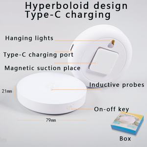 Luz Nocturna LED Magnética Inalámbrica con Sensor de Movimiento, Recargable por USB, con Batería Integrada, para Armarios, Dormitorios, Escaleras y Habitaciones - Product Image 4