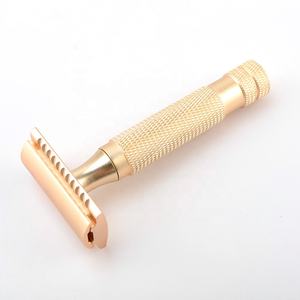 La migliore Vendita Crudeltà Commercio All'ingrosso Rasoio Da Barba Barbiere Rasoio Opaco Oro Personna Uso Professionale Diritta Double Edge Lama Singola - Product Image 3