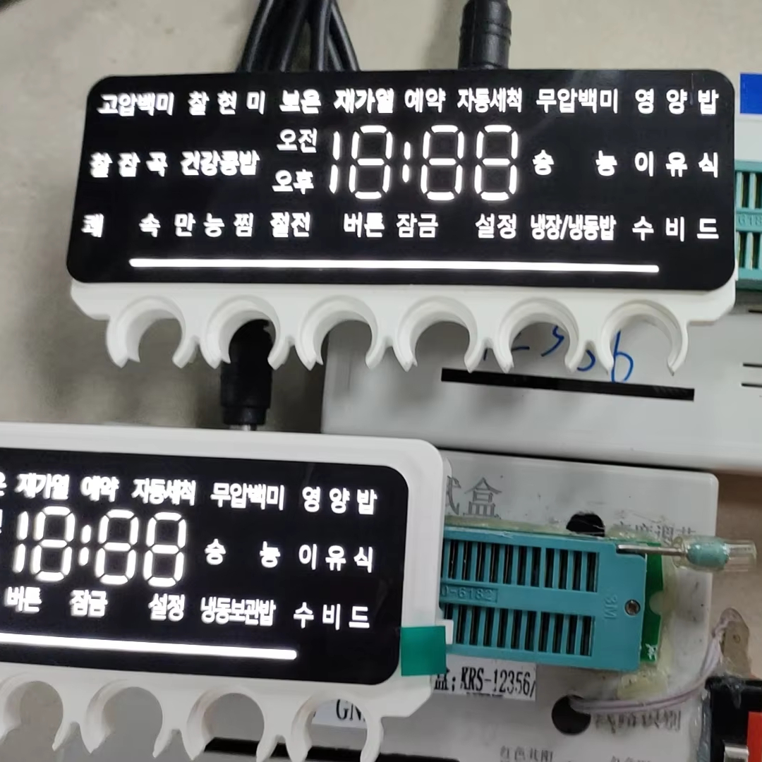 High Brightness Uniform 7 Segment Indicator Customized Seven Segment Led Display for Rice Cooker
