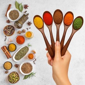 Cuchara de madera de alta calidad para cocinar, herramienta de cocina segura y duradera para mezclar, remover y servir, disponible para la venta. - Product Image 5