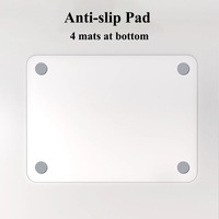 Tapis de Souris Gaming en Verre Trempé 3.0mm Surface Lisse Bords Anti-dérapants Lavable Livraison Rapide Sur Mesure