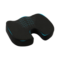 Travailleur de bureau et conducteur de voiture soulagement mousse à mémoire hanche coccyx chaise de bureau coussin de siège longue assise oreillers lombaires et coussins de siège