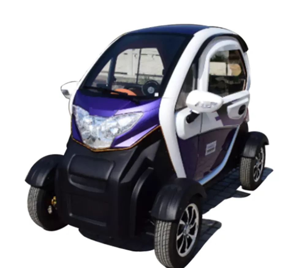 Made in China mini electric car adult fashion motorcycle four-wheel electric scooter 3 people electric passenger car