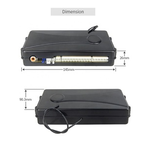 Système d'alarme de voiture bidirectionnel avec capteur de choc, affichage LCD et entrée sans clé PKE - Product Image 4