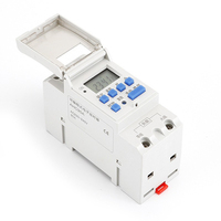 Minuteur programmable numérique LCD AHC30A, contrôle automatique hebdomadaire 24 heures, alimenté par piles, IP44, cuivre, AC 220V 30A