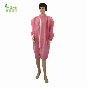 Disposal cheap lab coats for men disposable pink lab coat for visiting