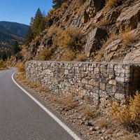 Gabion en fil de fer galvanisé, soudé, à mailles personnalisées, pour le contrôle de l'érosion, économique, en carton
