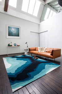 Tapis fait main de luxe sur mesure, tissé à la main, 100% laine de Nouvelle-Zélande, tapis de haute qualité, durable et résistant au feu - Product Image 2