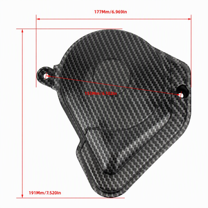 Talaria MX3 MX4 Elektrikli Arazi Motosikleti Motoru için Karbon Fiber Görünümlü Motor Yan Kapağı Dekoratif Kapak - Product Image 2