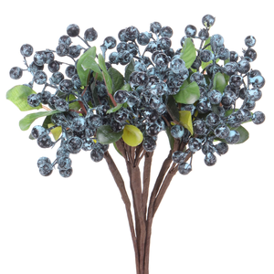 Branche artificielle avec cône de pin et baies pour la décoration de Noël - Product Image 5