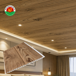 Paneles de Techo Decorativos Modernos de PVC con Acabado de <span class=keywords><strong>Madera</strong></span> de Lujo para Interiores de Hoteles en Chile - Product Image 2