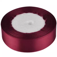 Fabricants de ruban cadeau en polyester de couleur unie, personnalisable