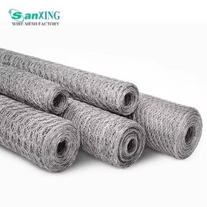 Rollo de malla de alambre eléctrico de hierro galvanizado con patrón hexagonal para uso en cestas de gaviones - Product Image 2