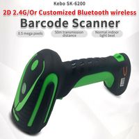 Pemindai Kode QR CMOS Industri IP65 Portabel USB Harga Murah Nirkabel Cepat 1D 2D Barcode Genggam dengan Basis Pengisian Daya Tersedia