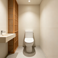WC intelligent avec chasse automatique, cuvette en porcelaine, télécommande, siège chauffant, installation au sol, siphon P/S, chasse à jet