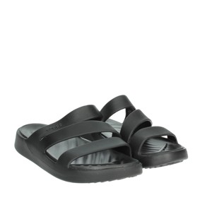 209587 donna nera comoda per le pantofole alla moda morbidi sandali a punta chiusa Anti-scivoloso cuscino d'aria stampato Design - Product Image 5