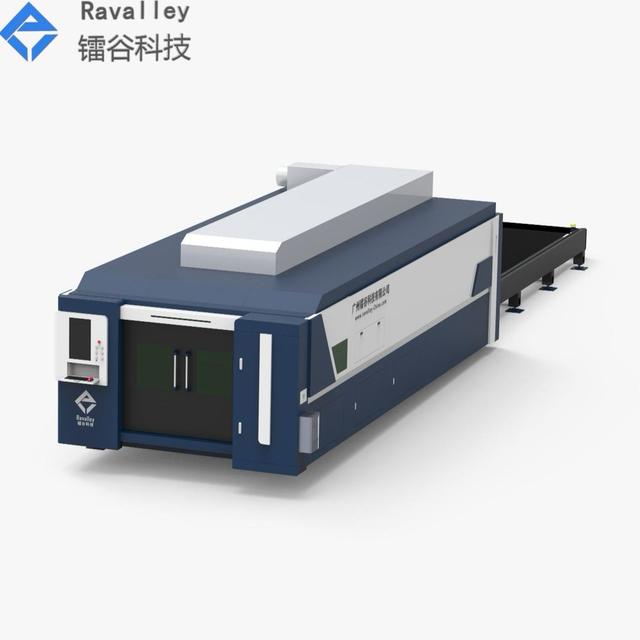 Double Table Machinery Industry Equipment MAX 6020 Colsed Type Fiber Laser Cnc Cutting Machine