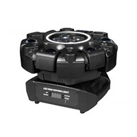 Projecteur LED rotatif à six bras pour ambiance KTV à domicile, avec boule magique, contrôle sonore, UV, barre lumineuse clignotante, faisceau rotatif, tête mobile, laser et stroboscope