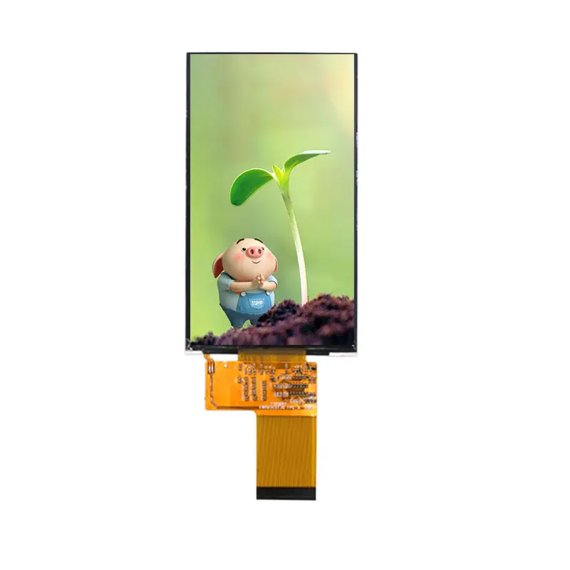 Tela lcd tft de 4.95 polegadas 480*854, painel lcd touch screen