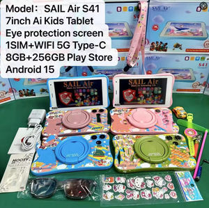 Tablette PC Enfants 7 Pouces avec 1 Carte SIM 5G Wi-Fi Sail Air S41, Ordinateurs Portables 8+256 Go Android 15, Écran <span class=keywords><strong>Incassable</strong></span>, Éducatifs - Product Image 2