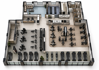 MRD - Equipo de Gimnasio Comercial Completo, Máquinas de Fuerza y Cardio con Pesas, para Clubes, Hoteles y Proyectos de Gimnasios, Venta al Por Mayor