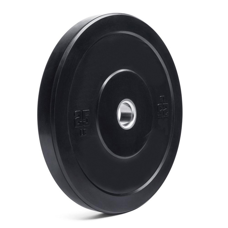 Оптовая продажа, стандартное оборудование для фитнеса и тяжелой атлетики, Олимпийские Калиброванные Бесплатные черные резиновые бамперы, штанги