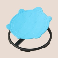 Équipement d'entraînement sensoriel OEM et ODM, chaise tournante antidérapante en forme de tortue pour enfants