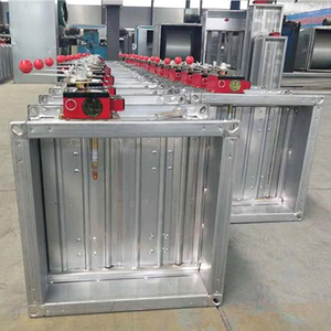 <span class=keywords><strong>Vannes</strong></span> coupe-feu en acier inoxydable pour conduits de ventilation, système CVC, raccord rectangulaire, vanne coupe-feu - Product Image 4