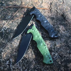 Cuchillo de Caza para Exteriores, Hoja 4Cr13, Cuchillo Plegable Táctico de Supervivencia para Camping y Senderismo, Herramienta EDC con Mango de Nailon - Product Image 4