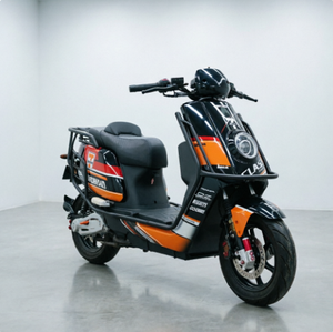 HONG NIU PLUS <span class=keywords><strong>Moto</strong></span> électrique <span class=keywords><strong>Red</strong></span> <span class=keywords><strong>Bull</strong></span> PLUS à longue portée (1455 mm) avec autonomie de 220 km, anti-évacuation, pour service commercial de livraison - Product Image 2