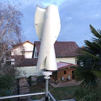 Éolienne Résidentielle à Axe Vertical 1KW 2KW 5KW, Générateur Éolien Solaire Hybride pour Maison et Ferme, Système Énergétique Autonome