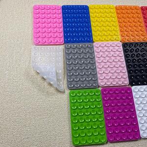 Supporto per telefono cellulare a ventosa quadrata bifacciale in silicone flessibile da 40 grani, con grande ventosa per il retro del telefono, ideale per chi cerca comodità - Product Image 3