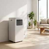 Climatiseur mobile portable électrique 9000 BTU avec WiFi pour usage domestique, contrôle via l'application Tuya