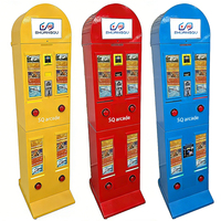Distributeur automatique de cartes miniatures à monnayeur, machine de jeu à capsules pour jouets et autocollants, machine de vente de cartes à collectionner