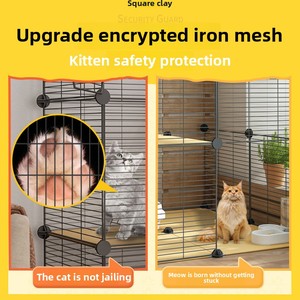 Thêm Lớn Trong Nhà Mèo Biệt Thự Lồng Miễn Phí Không Gian Kim Loại Xây Dựng Nút Nhà Vệ Sinh-Ba Lớp Giá Đặc Biệt-Cho Con Chó Của Nhà Sử Dụng - Product Image 2