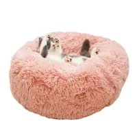 DOKA Großhandel Benutzerdefinierte Luxus Weichem Plüsch Warme donut Pet Bett Kissen Sofa Katze Hund Bett