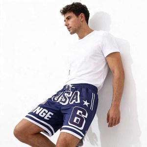 Nouveauté 2026 : <span class=keywords><strong>Short</strong></span> de sport en nylon personnalisé pour <span class=keywords><strong>homme</strong></span>, style streetwear, <span class=keywords><strong>avec</strong></span> imprimé numérique, cordon de serrage et poches zippées - Product Image 3
