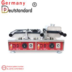 Máquina Comercial para Taiyaki con Termostato Alemán y Tubo de Calentamiento Estadounidense, Máquina para Hacer Waffles de Pescado, Máquina para Helado Frito de Pescado Rojo - Product Image 4