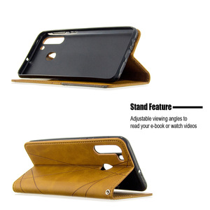 Pure Color Reto <span class=keywords><strong>เคส</strong></span>หนัง PU ฝาปิดแม่เหล็ก,<span class=keywords><strong>เคส</strong></span>โทรศัพท์ลายสี่เหลี่ยมขนมเปียกปูนสำหรับ XIAOMI <span class=keywords><strong>POCO</strong></span> <span class=keywords><strong>X3</strong></span> - Product Image 4