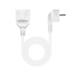 Cavo di alimentazione Schuko bianco da 10 m, ideale per estendere la connessione elettrica in casa o in ufficio. - Product Image 2