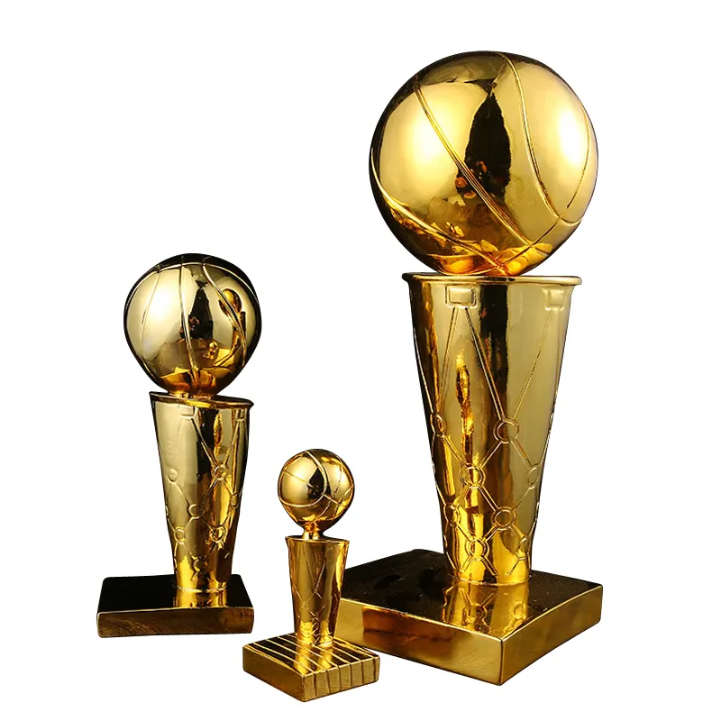Wholesale customized resin sports souvenirs fans boys toy competition gifts NBA champion fantasy Basketball trophy