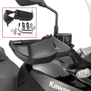การ์ดแฮนด์มอเตอร์ไซค์สีดำ,การ์ดแฮนด์สำหรับ Kawasaki Z900 2017 Versys 650 Versys 1000 2010 11 12 13 15 15 16