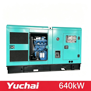 640kW 800kVA Auto Open Frame Silent Low Fuel Consumption Yuchai Diesel Generator Set 3 Phase Water Cooled Industrial Grade - Product Image 1