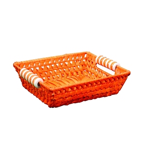 Cesta de Almacenamiento Rectangular Mediana de Hojas de Palma Tejidas, Organizador para Cocina y Despensa, Precio Económico desde Vietnam - Product Image 6