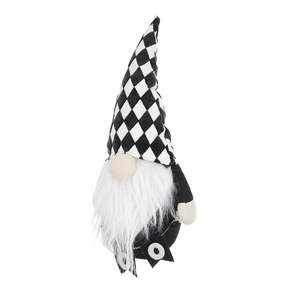 DB Decoraciones de Halloween 8,3x4,7x15,7 Gnomo de tela para festividades navideñas - Product Image 4