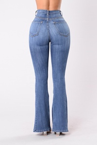 Hot Sale Skinny High Waist <strong>Jeans</strong> <strong>Women's</strong> <strong>Butt</strong> <strong>Lifting</strong> Denim Pants Slim Flared Pants - Product Image 6