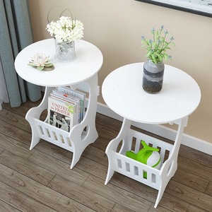 Modern PVC Coffee Table for Small Spaces Simple Cross-Border Hot Style for Apartment Living Balcony Bedside Table <b>Wall</b> <b>Storage</b> - Product Image 2